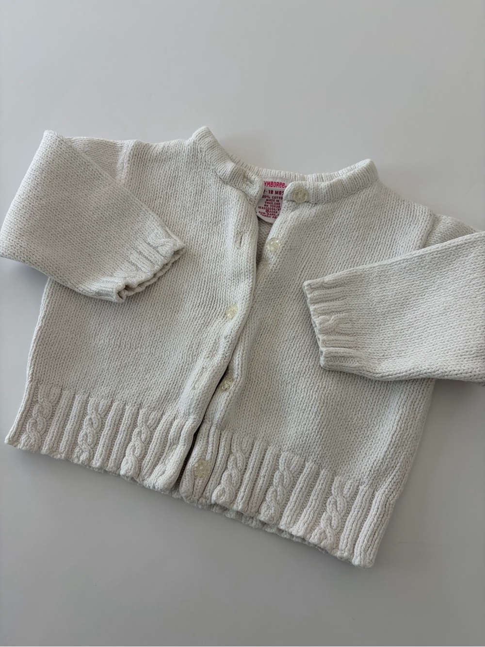 Vintage Gymboree cable knit cardigan